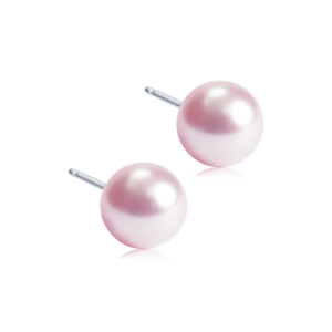 Blomdahl Perle Øreringe - Light Rose