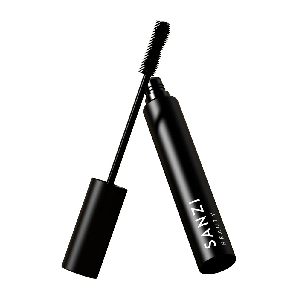 SANZI NYHED - MASCARA EXTRA VOLUME (WITH EYELASH SERUM) + GRATIS EYELASH CURLER