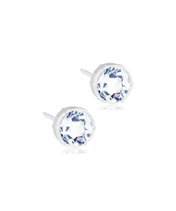 Blomdahl Bezel Øreringe - Crystal